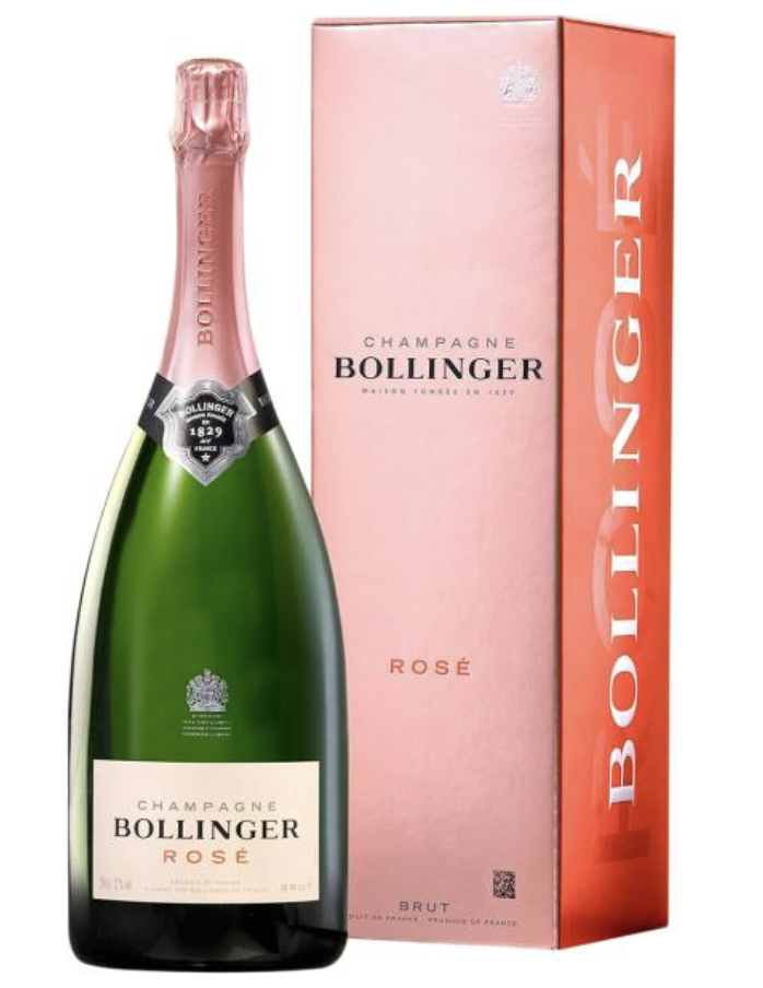 Шампанське Bollinger Rose сухе рожеве 12% 1.5 л